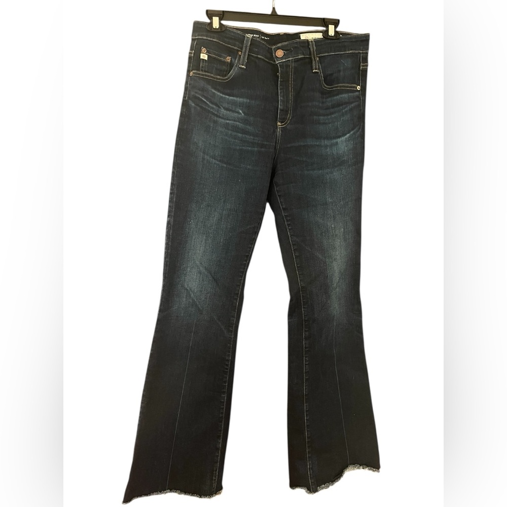AG Adriano Goldschmied High Rise Dark Blue Wash Jeans 31x32